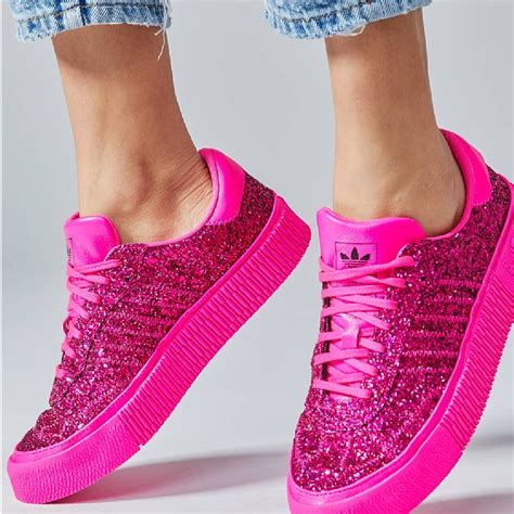 adidas pink glitzer schuhe|Adidas pink jacket.